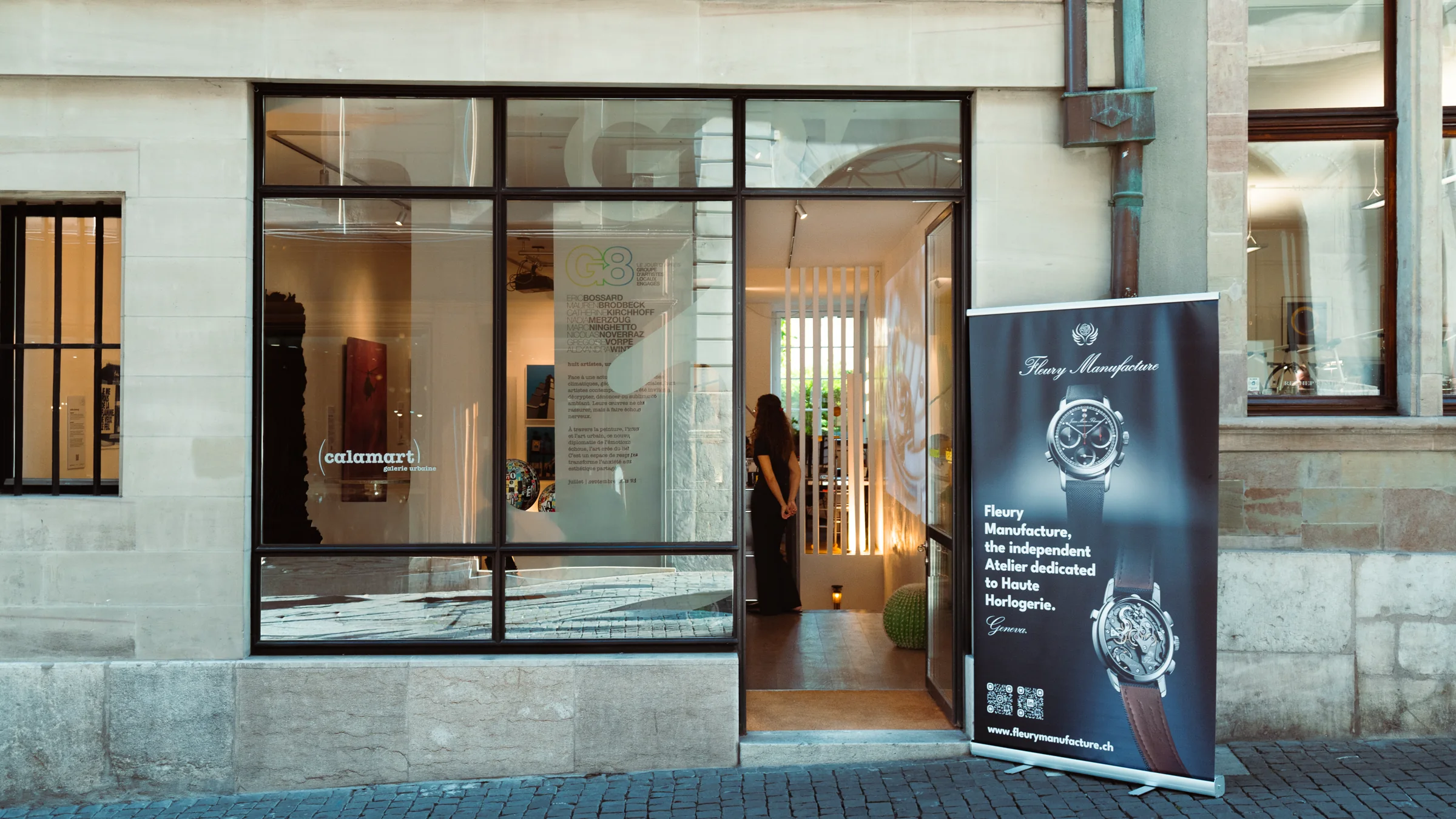 Jean-Marc Fleury at a watchmaking event in Geneva